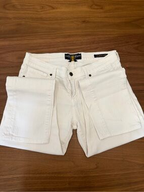 Lucky Brand - White Denim Charlie Capri